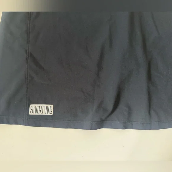 Smartwool Active Wool Lined Skirt Size L Skort Black Pockets Athletic Stretch - Picture 8 of 11